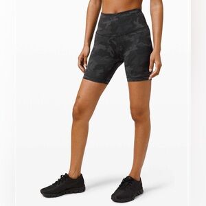 lululemon athletica Dark Camo Bike Shorts